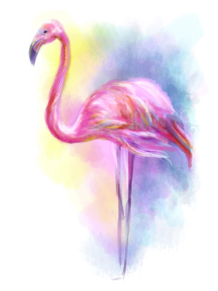 Flamingo Malen Nach Zahlen Diy Handgemalt Kit Für Anfänger Erwachsene Anfänger DS60105602