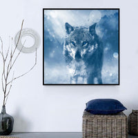 Wolf Malen Nach Zahlen Diy Handgemalt Kit Für Anfänger Erwachsene Anfänger PX1836875