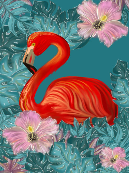 Flamingo Malen Nach Zahlen Diy Handgemalt Kit Für Anfänger Erwachsene Anfänger SS1887794701
