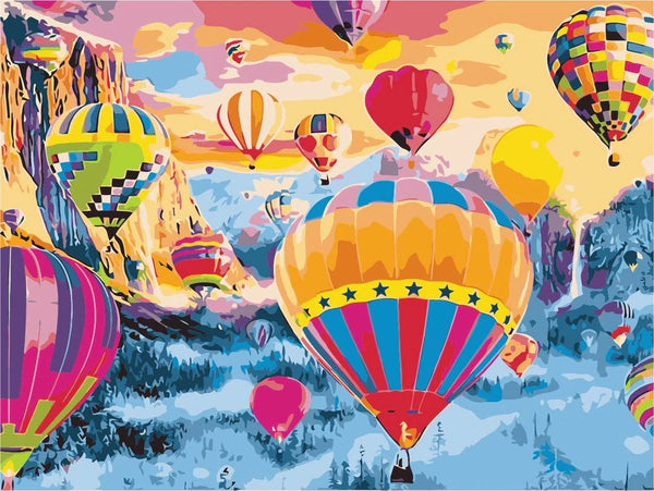 Ballon Malen Nach Zahlen Diy Handgemalt Kit Für Anfänger Erwachsene Anfänger TCR3091