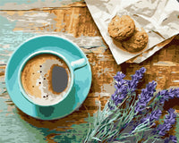 Kaffee Malen Nach Zahlen Diy Handgemalt Kit Für Anfänger Erwachsene Anfänger WH1422