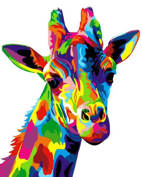 Giraffe Malen Nach Zahlen Diy Handgemalt Kit Für Anfänger Erwachsene Anfänger WM-501